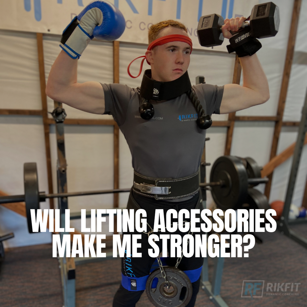 Will lifting accessories make me stronger?