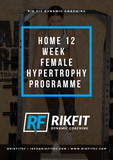 12 Week Home Female Hypertrophy Programme