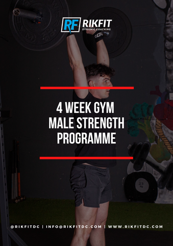 4 Week Gym Male Strength Programme